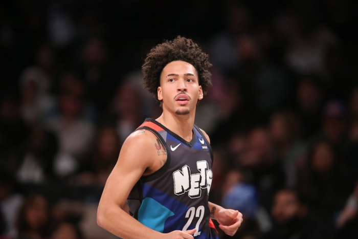 Brooklyn Nets forward Jalen Wilson